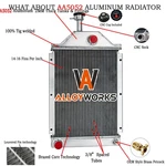2ROWS Tractor Radiator Fits For Massey Ferguson 165 185 188 885411M93 885579M93. Fixed Price $209.00.