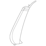 Genuine Audi Seat Back Bolster Assembly 8Y4-886-706-C-38M. Fixed Price $299.98.