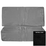 New Rear Bench Seat Cover Black Pui Fits 1969 Chevrolet Camaro 69FS10C. Fixed Price $317.24.