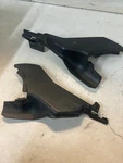 07-13 Mercedes W221 Class Front Left Lower Seat Inner + Outer Track Trim. Fixed Price $35.00.