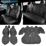 Fits 17-23 Tesla Covers Leather 5-SEAT Protectors Cushion Full Set Black. Fixed Price $119.99.