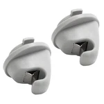2X Grey Sun Visor Hook Clip For Vw Jetta Tiguan Golf MK7 2013-2022 5G0857561B. Fixed Price $9.97.