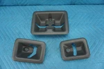 Lexus GX470 2ND Row Seat Anchor Covers 3PC Set Gray 2003-2009 Oem. Fixed Price $45.00.