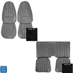 78-79 Camaro Front Bucket & Rear Seat Covers Upholstery Black Standard Interior. Fixed Price $863.99.