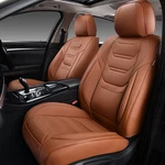 Tiehesyt Car Seat Covers Full Set, Breathable Leather Automotive Front And Rear. Fixed Price $93.95.