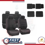 Fit For All Honda Pilot Seat Covers Full Set And Floor Mats Kit. Fixed Price $122.99.