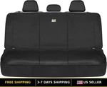 Durable Black Canvas Rear Seat Cover For Cars, Suvs & Trucks, Waterproof. Fixed Price $55.80.