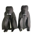 2005-2011 New Gm Black Corvette Upper Seat Covers With Yellow Stitching. Fixed Price $475.95.