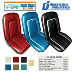 1967 Camaro Deluxe Front Bucket Seat Upholstery Any Color By Distinctive Ind.. Fixed Price $604.12.