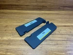 2007-2013 Bmw X5 E70 Front Sun Visor Shade Panel Cover Black Set Of Oem. Fixed Price $76.00.