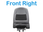 14-22 Maserati Ghibli M157 Front Right Side Seat Back Rest Trim Cover Black Oem. Fixed Price $56.00.