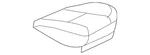 Genuine Gm Ebony Passenger Seat Cushion Cover 22751128. Fixed Price $318.07.