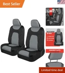 Motor Trend Aquashield Gray Waterproof Neoprene Covers For Front Seats. Fixed Price $43.98.