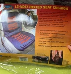 Trillium World TWI-1603 12 Volt Heated Seat Cushion For Car, Cozy Tested. Fixed Price $11.70.
