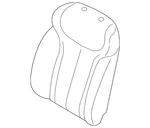 Genuine Hyundai Seat Back Cover 88360-S8040-UBX. Fixed Price $1069.88.