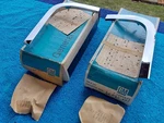 Nos Gm 1966 Cutlass Pair Front Fender Chrome Eyebrow Moldings Oldsmobile. Fixed Price $299.99.