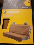 New- Carhartt Universal Nylon Duck Full Size Bench Seat Cover Tan/brown. Fixed Price $99.98.