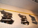 Mercedes W109,108,W111 Or Right Chrome Plastic Seat Hinge Set Of COVER,T#4. Fixed Price $133.25.