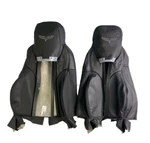 2005-2011 New Gm Black Corvette Upper Seat Covers With Blue Stitching. Fixed Price $475.95.