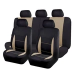 Universal Car Seat Covers Rear Split Beige Black Accessories For Trucks Auto. Fixed Price $29.99.