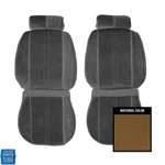 84-86 Camaro Front Buckets Seat Covers Upholstery Cloth Deluxe Interior Camel. Fixed Price $891.99.