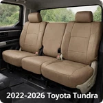 Coverking Custom Covers For Toyota Tundra Rear Seats 60/40, Crewmax 2022-26. Fixed Price $99.95.