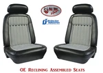 Fully Assembled Seats 1969 Camaro Deluxe Oe Style Reclining - Any Houndstooth. Fixed Price $2201.72.