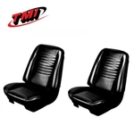 1967 Chevy Chevelle - Malibu Front & Rear Seat Upholstery Black By Tmi. Fixed Price $770.43.