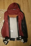 2012 2013 Chevrolet C6 Corvette ZR1 Driver Seat Cover Ebony/cobalt Red Gm Nos. Fixed Price $599.99.