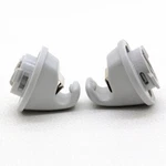 2PCS Gray Sun Visor Clip 5G0857561B For Vw Tiguan 2018-23 Jetta Golf MK7 Holder. Fixed Price $8.10.