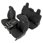 Rough Country Front & Rear Neoprene Seat Covers For 2019+ Silverado Sierra 1500. Fixed Price $239.95.
