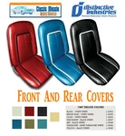 1967 Camaro Deluxe Front & Rear Seat Upholstery Any Color By Distinctive Ind.. Fixed Price $792.90.
