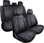 Mirozo Seat Covers Full Set Waterproof Fit For Most Sedan, Truck And Suv Black. Fixed Price $139.95.