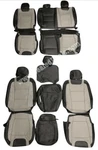 Black & Gray Leather Seat Covers Ford F250 F350 Xlt Supercrew Limited Style. Fixed Price $819.93.