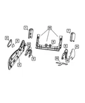 Genuine Mopar Seat Shield 5127811AA. Fixed Price $9.14.