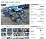 Passenger Front Seat Bucket Manual Way Cloth Fits Escape 4508752. Fixed Price $474.99.