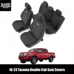 Rough Country Seat Covers For 16-23 Toyota Tacoma Double Cab. Fixed Price $229.95.