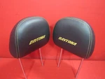 06 Dodge Charger Daytona Rt Top Banana Front Set Seat Headrest Black/yellow 8623. Fixed Price $110.49.