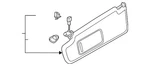 Genuine Volkswagen Sun-visor 17A-857-552-C-3H8. Fixed Price $360.49.