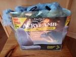 Vintage Sagaz Acrylamb Silky Texture Gray Bucket Seat Cover Super Stretch. Fixed Price $25.00.