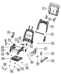 Genuine Mopar Seat Adjuster Shield Inboard Manual 1UP82DX9AA. Fixed Price $44.59.