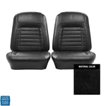 1968 Camaro Front Buckets Seat Covers Upholstery Black Deluxe Interior - New. Fixed Price $567.99.