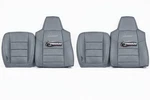 04 2007 Ford F350 Lariat Full Front Tops & Bottoms Perf Leather Seat Cover Gray. Fixed Price $710.10.