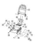 Genuine Mopar Seat Track Cover 5LJ29DX9AA. Fixed Price $32.10.