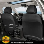 Coverado Car Seat Covers Universal Fit Suv Truck Leather Black-white. Fixed Price $117.99.