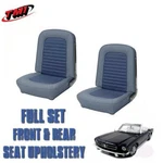 1966 Mustang Convertible Front And Rear Seat Upholstery Blue By Tmi-in Stock!!. Fixed Price $576.60.