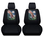 Front Suv Car Seat Covers Black W/flying Eagle Fits Jeep Compass 2018-2021. Fixed Price $92.99.