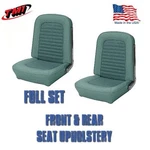 1966 Mustang Fastback Front & Rear Seat Upholstery Turquoise - Tmi In Stock!!. Fixed Price $761.74.