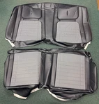 1968 Chevy Camaro Hardtop Deluxe Rear Bench Seat Cover Set Black. Fixed Price $265.00.