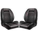 Tmi Front Bucket Seat Sport Ii Pro-series Low Back Standard Black Pair 1966 M.... Fixed Price $1783.51.